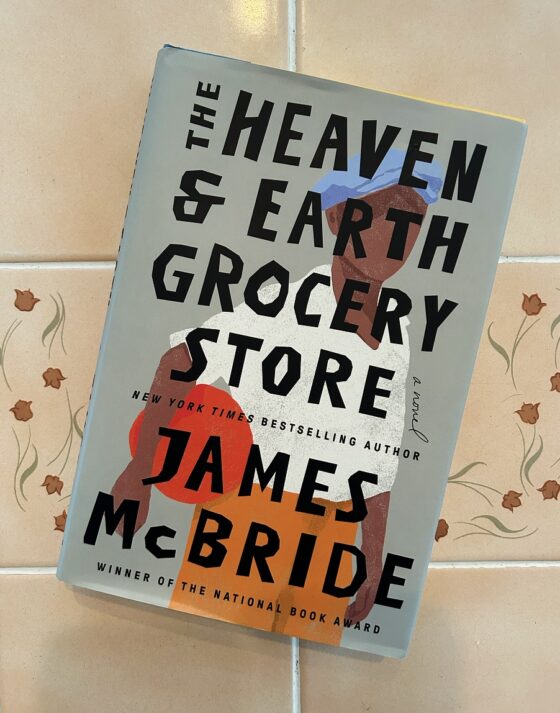 The Heaven and Earth Grocery Store  laying on table.